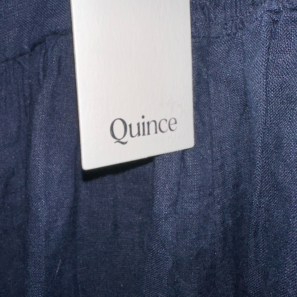 Quince Navy Square-Neck Maxi Dress - Picture 3 of 6